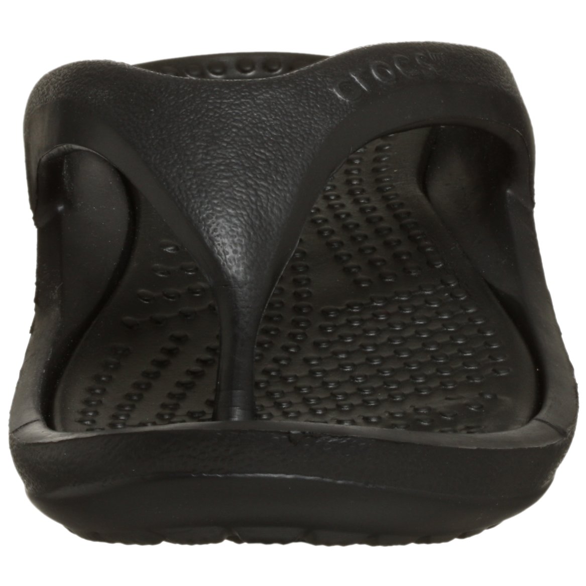 crocs unisex athens ii black flip flops and house slippers