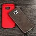Galaxy S7 Edge Case,X-Level [Vintage Series] PU Leather Resilient Back Cover for Samsung Galaxy S7 Edge (Coffee)