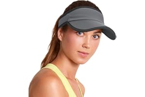 HISSHE Sports Visor Cap for Women and Men Running Tennis Golf Lightweight & Adjustable Hats