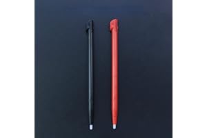 LIGHTFAIRY 5pcs Plastic Touch Stylus Pen Replacement for Nintend DSi XL LL DSiLL NDSiXL Plastic Touchpen Pencil (5pcs Red)