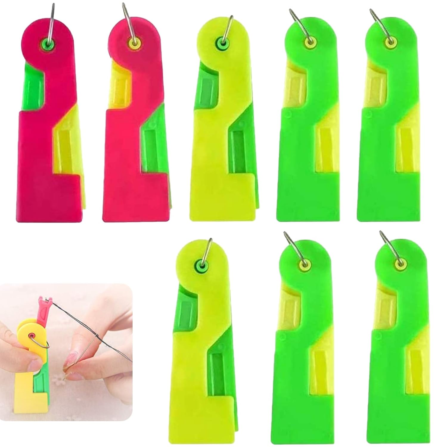 2020 New Automatic Needle Threading Device Plastic Needle Threader