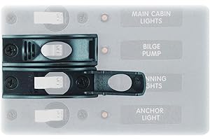 Blue Sea Systems A-Series Toggle Single Pole Circuit Breakers