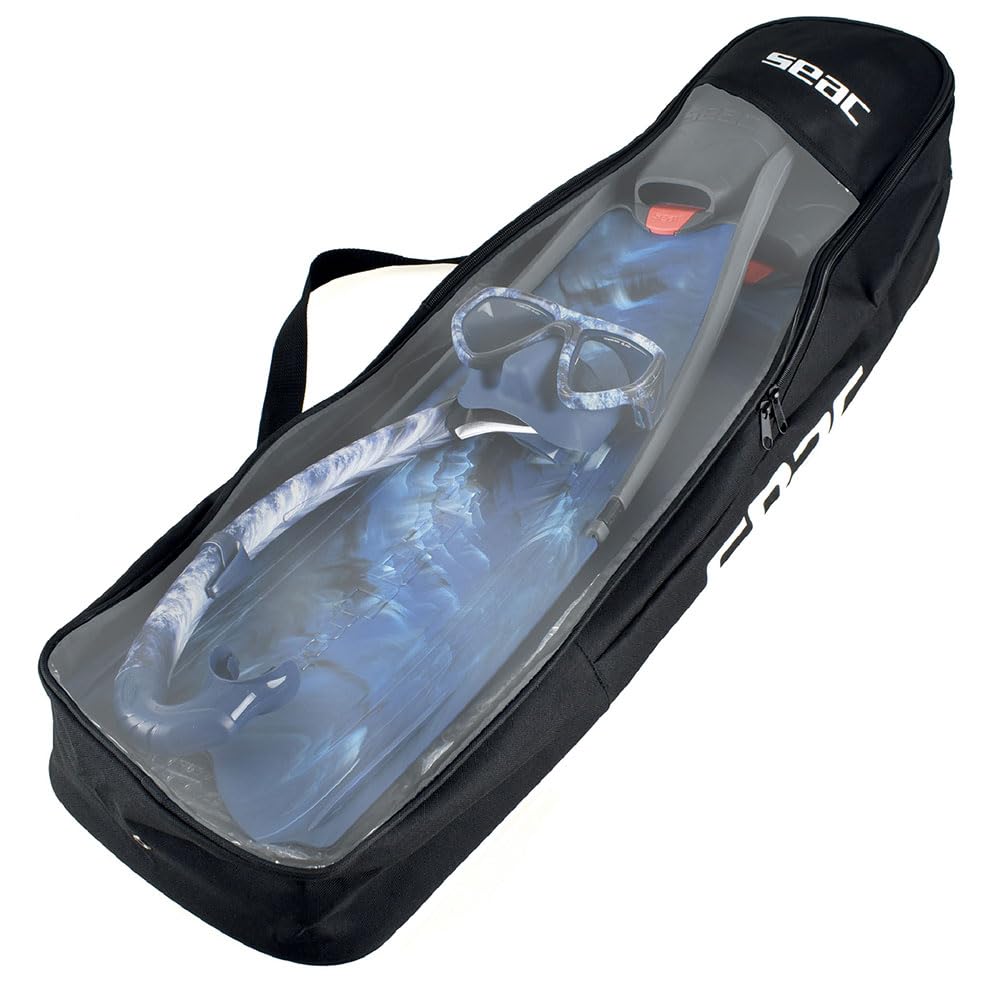 SEAC Apnea, Backpack Shoulder Bag for Long Fins and other Freedivng Equipment, 95x21x16 cm