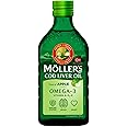 Moller's Fish Oil Norwegian Natural Flavour - Dietary Supplement, 8.45 fl oz (Lemon, Apple, Fruit, Natural Flavours) (250 ml, Lemon)