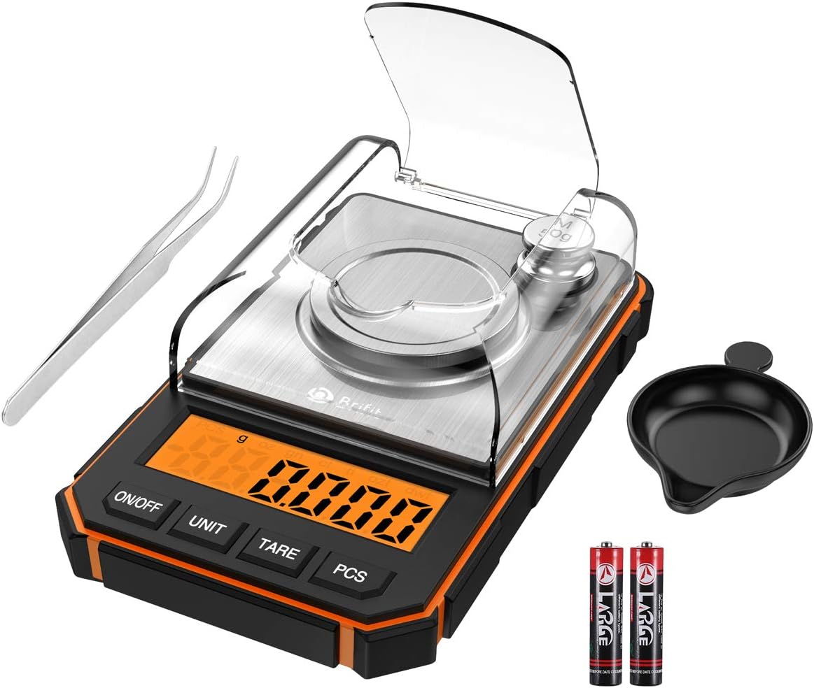 Brifit Digital Pocket Scale, 50g/0.001g Milligram Scale, Portable