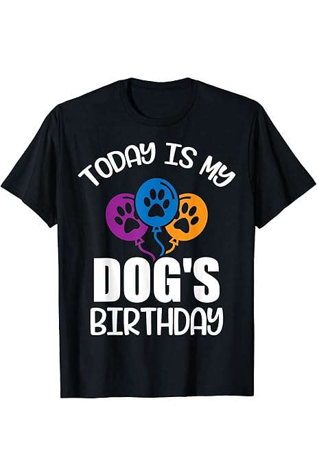 dog birthday t shirt