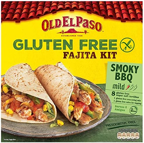 Old El Paso Gluten Free Smoky Bbq Fajita Kit 462g Amazon Co Uk Grocery