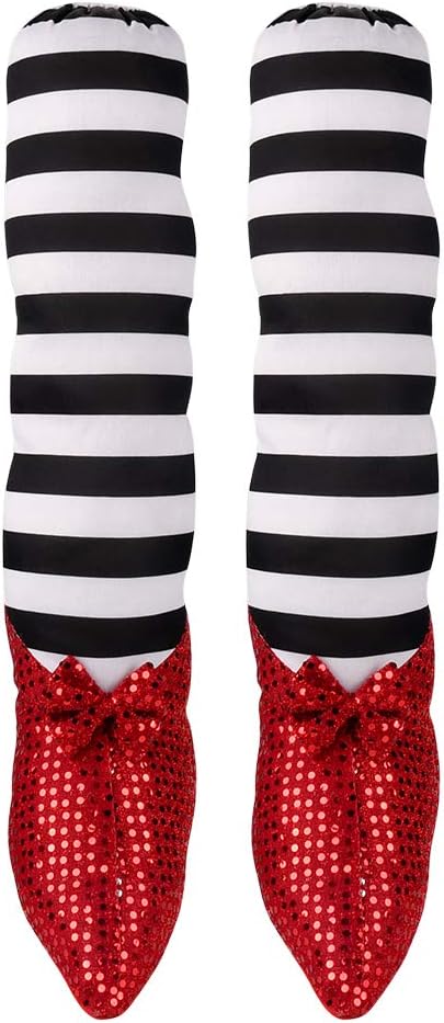 AnSun Halloween Decoration 21" Wicked Witch Legs, Yard Decor Props for Halloween Outdoor and Indoor : Garden & Outdoor