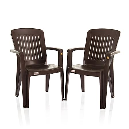 Varmora Premium Chair Set of 2 (Verti Ergo - Brown)