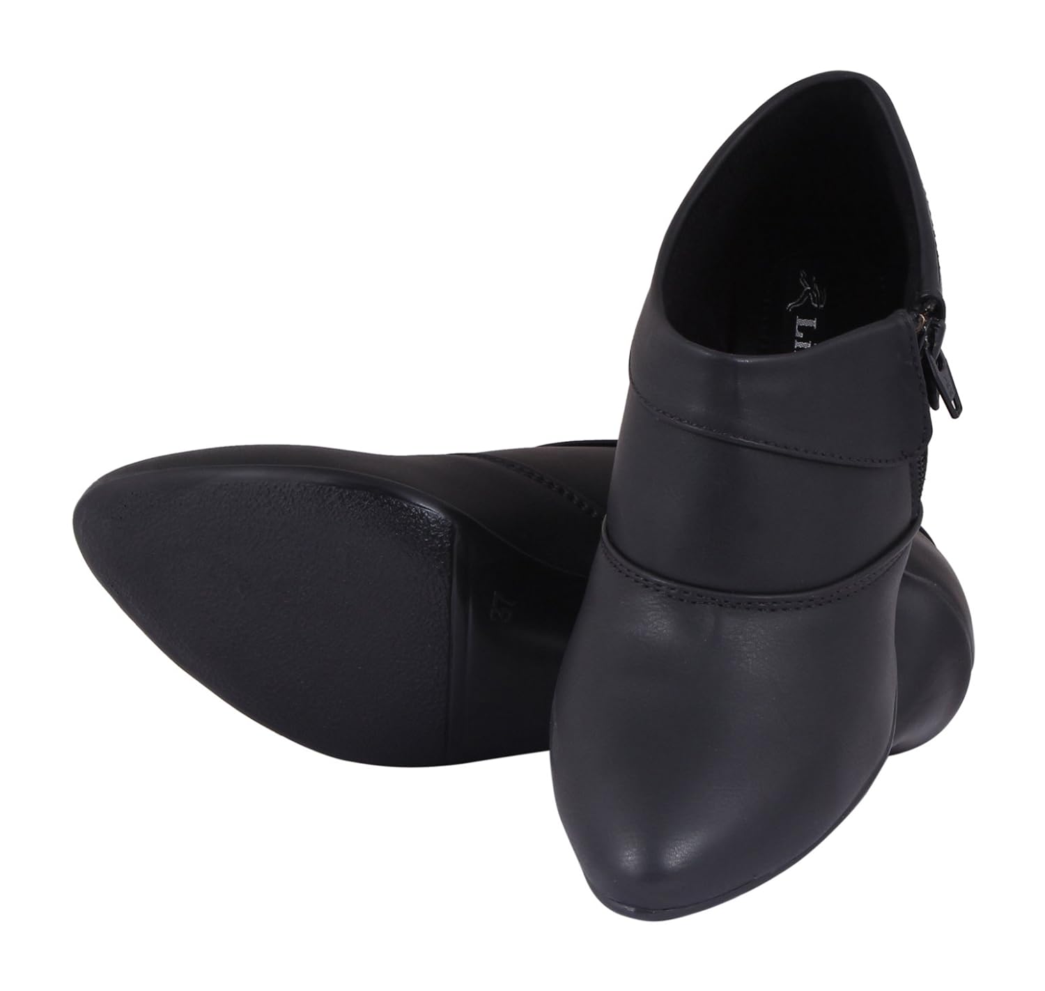 right steps women's leather ankle boots