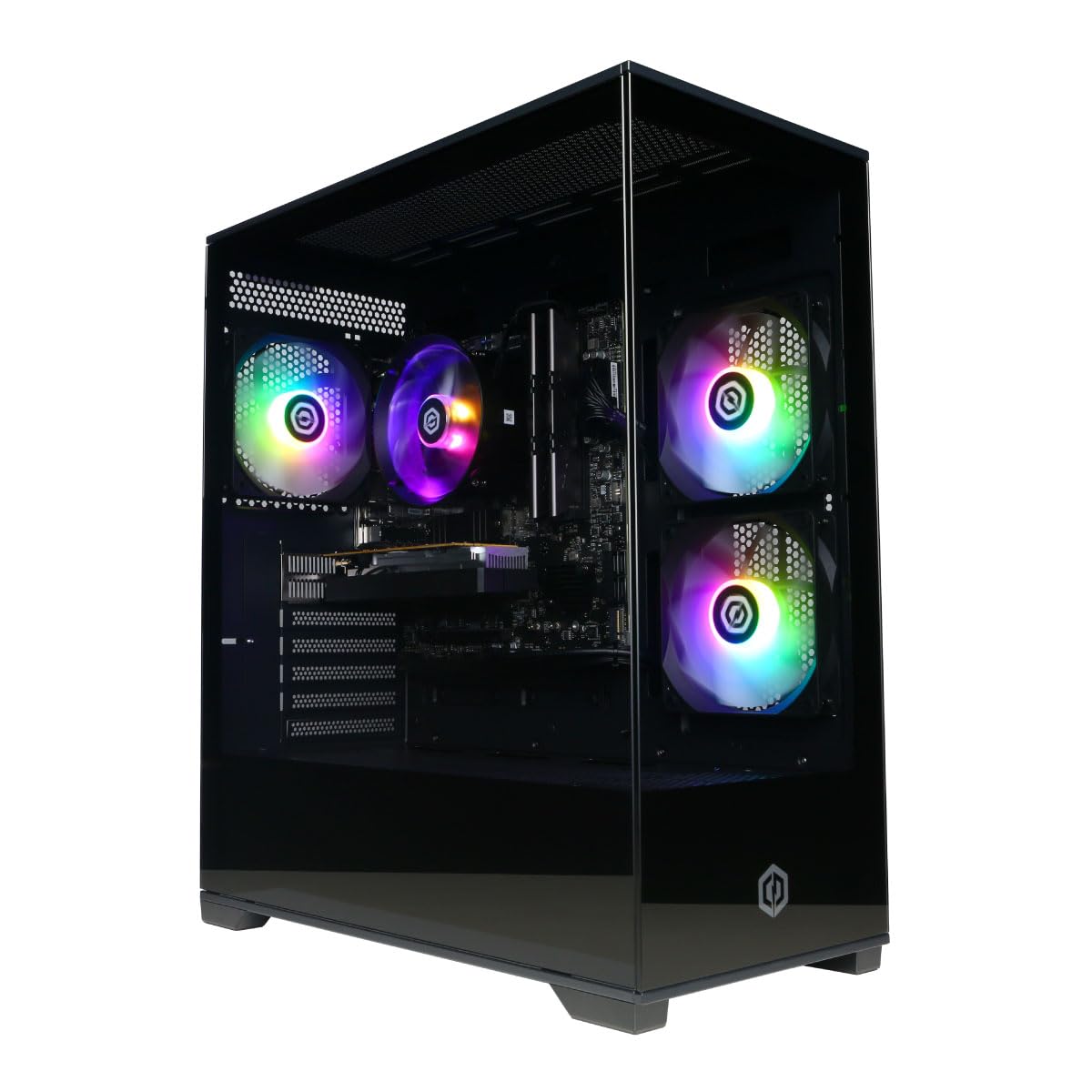 CyberpowerPC Gamer Master Gaming PC, AMD Ryzen 5 5500 3.6GHz, Radeon RX 6400 4GB, 16GB DDR4, 500GB PCIe Gen4 SSD, WiFi Ready & Windows 11 Home (GMA3100A)
