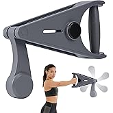 Arm Trainer for Men & Women,Home Forearm Workout Equipment with Silent Metal Bearing,Widened Grip for Strength Training - Targets Forearm, Shoulder & Biceps, Gray