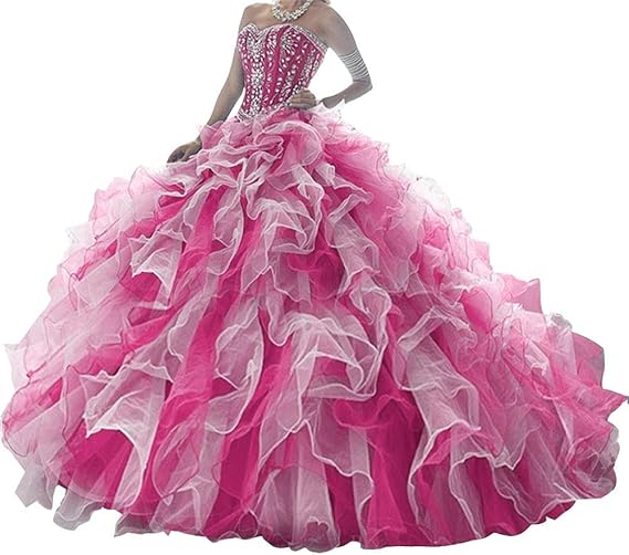 Amazon Yuki Isabelle レディース オーガンザ スイートハート キンセアニェラ ドレス Aライン イブニングプロムドレス Us サイズ w ワンピース チュニック 通販