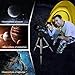 TELMU Telescope for Kids and Adults 70mm Portable Travel Telescope Astronomy Refractor Telescopes with Universal Wheel Tripod Observing Moon and Scenery (Rucksack&Mobile Stands Included), Blue-2, F40070M
