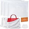 GDBEH 3 Pack Dust Bags for Purses and Handbags，Silk Purse Dust Bags for Storage， With Drawstring Large Dust Bags for Handbag， Dust Covers for Purse Shoes Boots