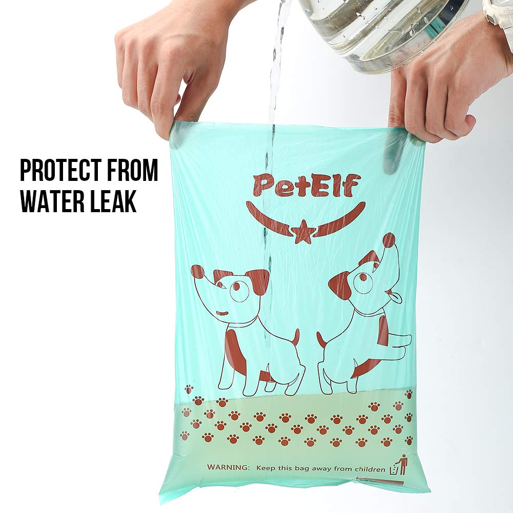 PetElf Dog Poop Bag, Poop Bags for Dogs Unscented Biodegradable Dog Waste Bags, EPI Technology Eco-Friendly, 24 Rolls 360 Count