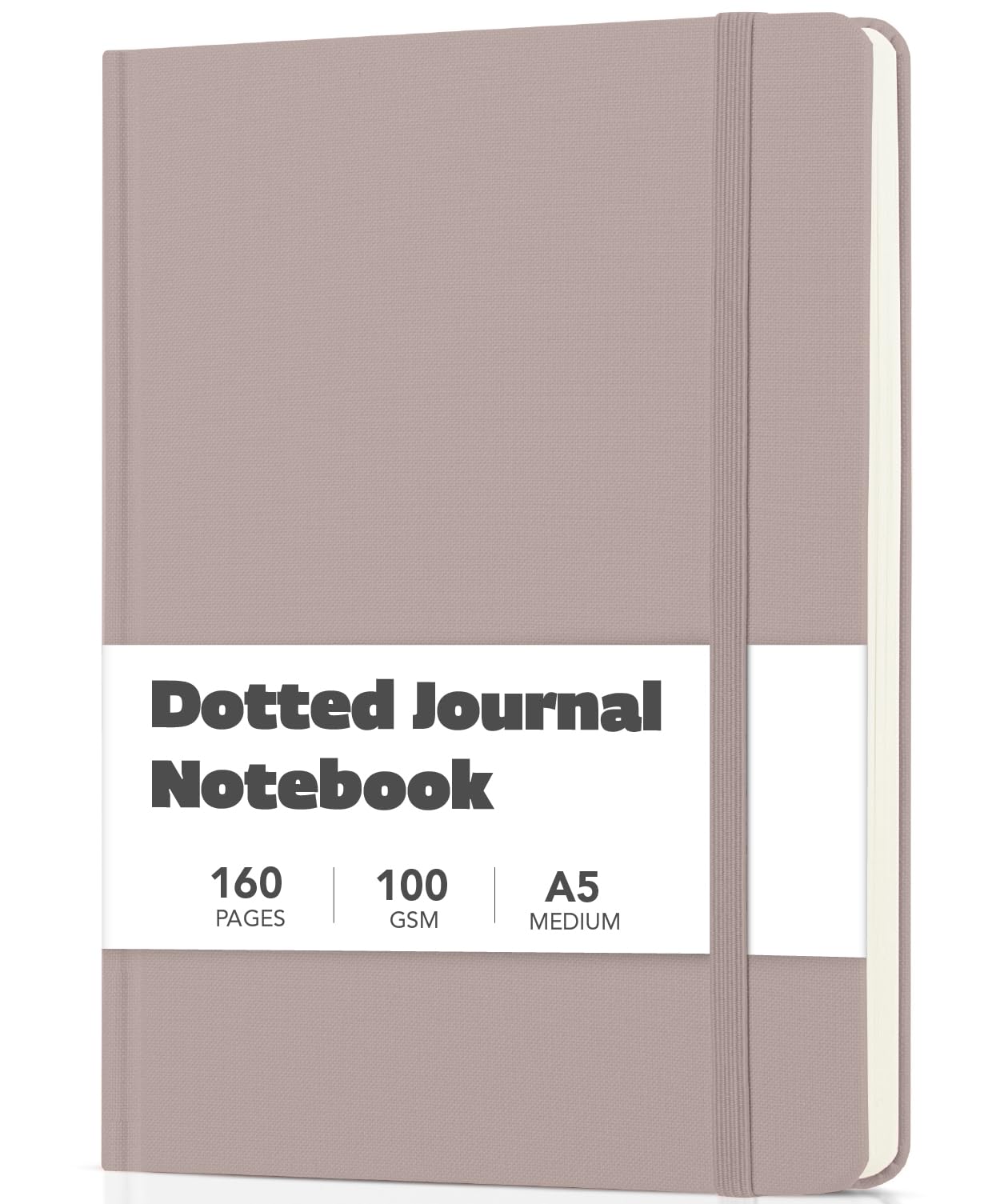 Photo 1 of Mr. Pen- Dotted Journal Notebook, A5 Midium Size (5.7"x8.4"), 160 Pages/80 Sheets, Fabric Hardcover, 100 GSM Thick Paper, Bullet Dotted Journal