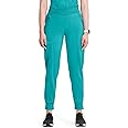 Infinity Women's Scrub Jogger Pants Mid Rise Bottoms with 5 Pockets, Moisture Wicking & 360° Stretch Fabric - CK110A