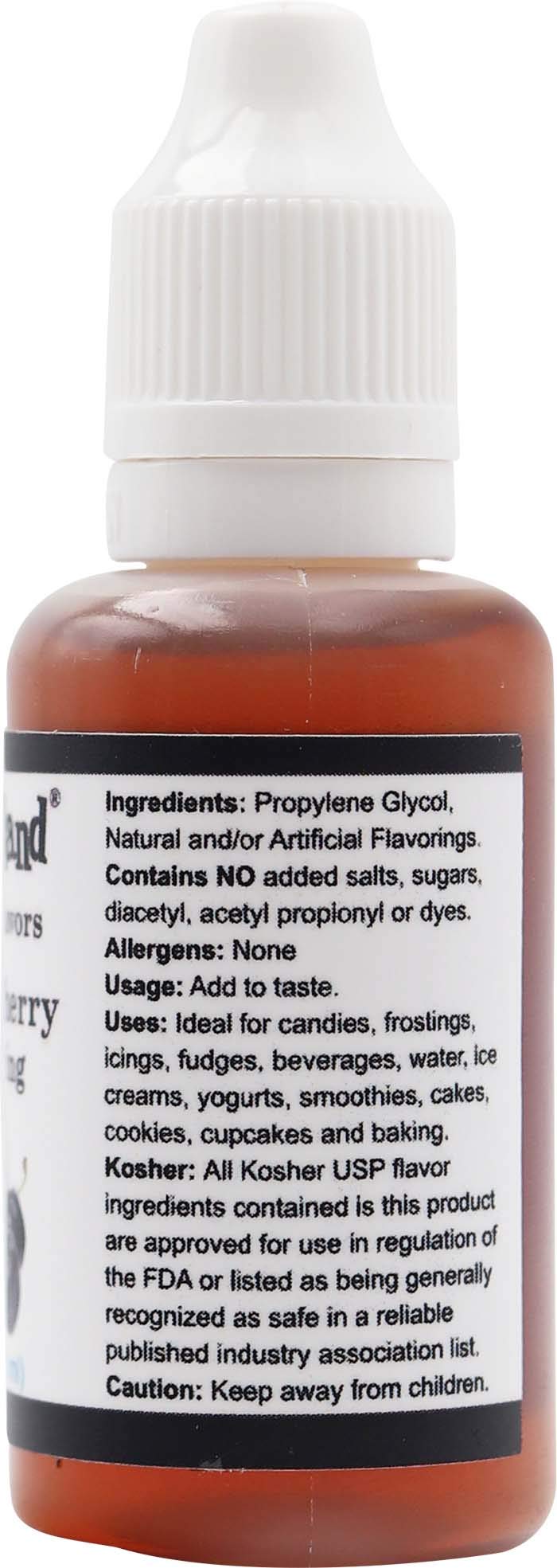 Hobbyland Candy Flavors (Black Cherry Flavoring, 1 Fl Oz), Black Cherry