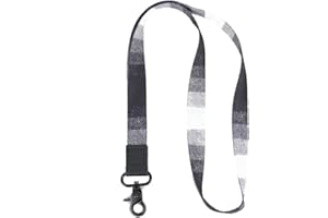 Thread Wallets Lanyards for ID Badges, Durable Lanyards for Keys, Cool Key Lanyard with ID Holder for Men and Women, Clip & Buckle Badge Holder With Lanyard