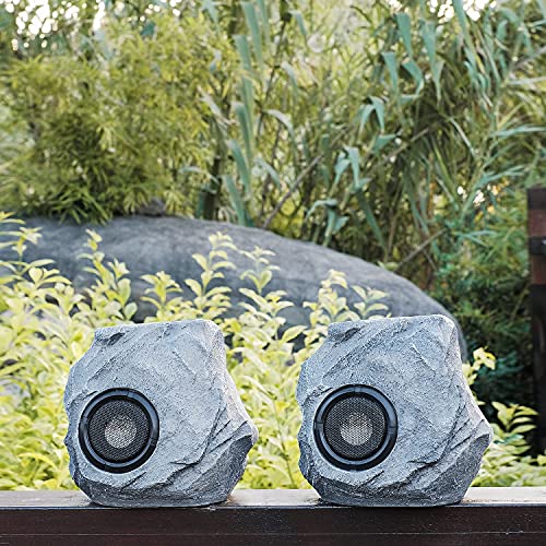 Rock Solar Bluetooth Speakers Outdoor, Wireless Waterproof Speaker for