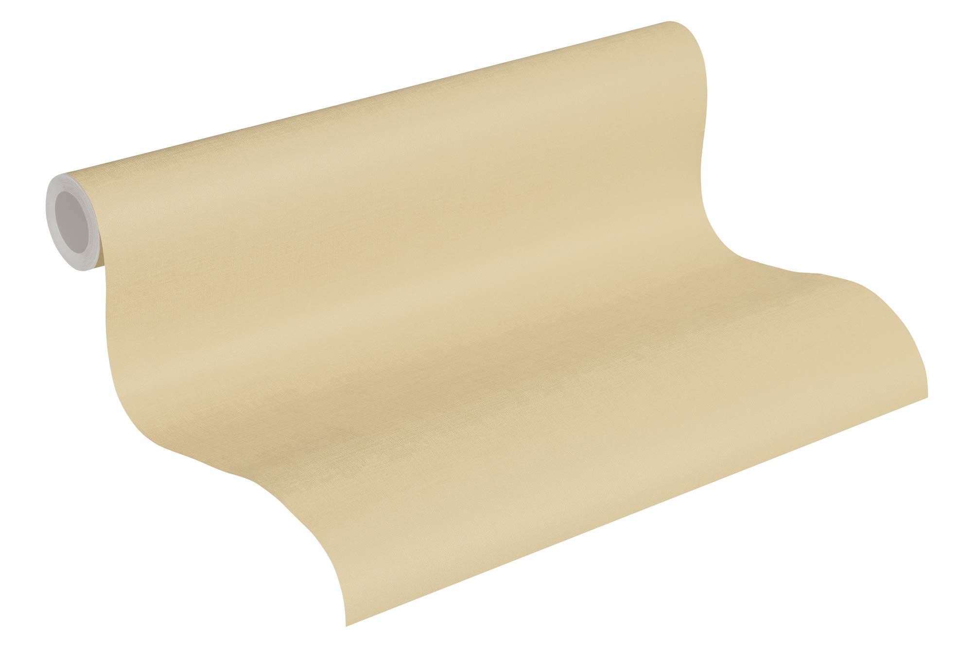 Livingwalls Plain Wallpaper Metropolitan Stories Non-Woven Lola - Paris 10.05 m x 0.53 m Creme Made in Germany 369327 36932-7