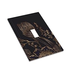 ShinyLuck Boho Line Flowers 1 Gang Light Switch