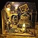 Flever Dollhouse Miniature DIY House Kit Creative Room With Furniture and Glass Cover for Romantic Artwork Gift( Dream of Star River )