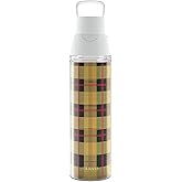 Tervis Venture Lite Explorer Collection Rugged Plaid Made in USA Double Walled Insulated Tumbler Travel Cup Keeps Drinks Cold & Hot, 24oz Water Bottle, Classic