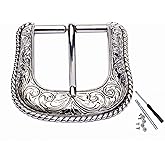 JINBAOSHU 1.5"(40mm) Belt Buckle Western Cowboy Replacement Buckle Men and Women Belt Accessories