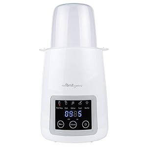 The First Years Gentle Warmth Digital Bottle Warmer for Breast Milk, Formula, & Baby Food