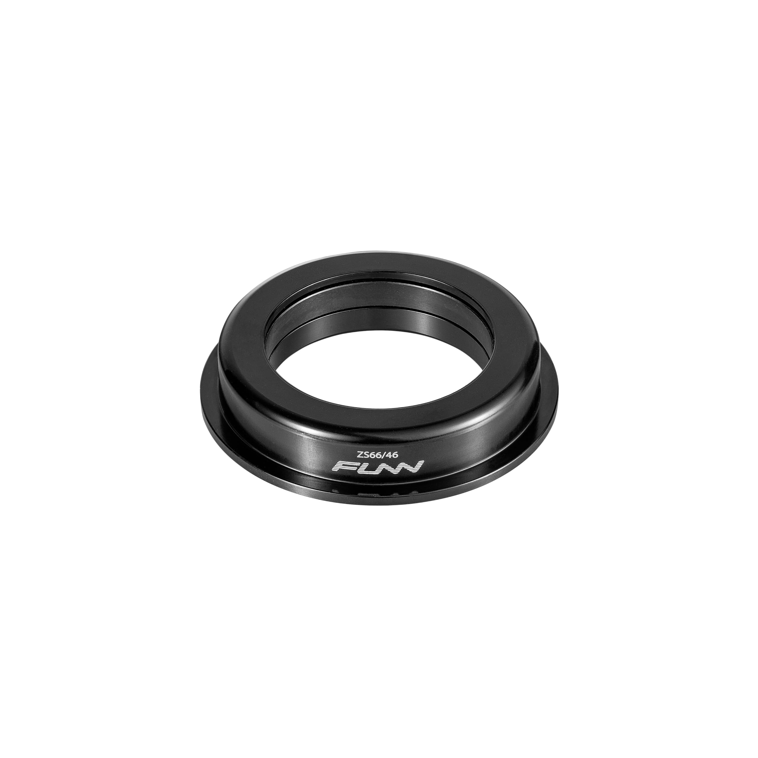 Funn Descend Lower Headset ZS66/46, Zero Stack Angular Contact Bearing Lower Headset, Durable and Lightweight Alloy Headset for Mountain Bike, BMX Bike, Road Bike and Gravel Bike