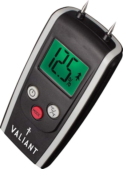 Valiant Fun FIR421 Digital Moisture Meter for Firewood Timber and Brickwork
