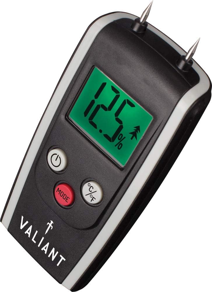Valiant Fun FIR421 Digital Moisture Meter for Firewood Timber and Brickwork