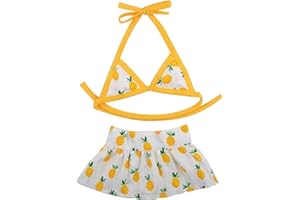 HDKUW Dog Bikini Swimsuit Summer Puppy Bathing Dress Beach Clothes Cat Costume for Puppy Dog Cat Pineapple S