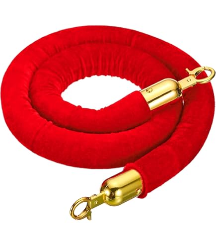 PINE & LINEN 2 Pcs Large Loop Wall Plate Metal Post Queue Line Barrier Hanging - View #6