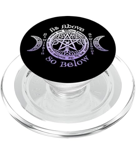 Witchcraft Witchery Witch Witch's Wicca Wiccan Magic Circle Popsockets Popgrip - View #4