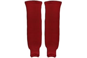 PEAR SOX Pro Weight Solid Color Knit Hockey Socks - Youth and Adult Sizes, Thick and Durable