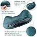 3in1 Set - Premium INFLATABLE TRAVEL NECK PILLOW with 3D SLEEP MASK and SOFT FOAM EARPLUGS – includes compact CARRY BAG – Comfortable Traveling Airplane Pillow – best way to make trip perfect