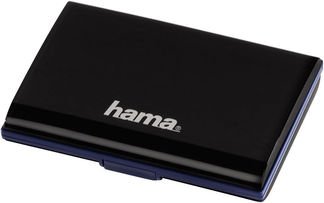 Hama 95973 | Fancy Memory Card Case for Secure Digital SD Cards | Black
