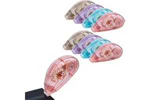 XUXU 8 Pack Double Sided Tape Roller, Scrapbooking Tape, Permanent Adhesive Dots Tape Dispenser Runner for Crafts and Arts Projects, Photo-Safe