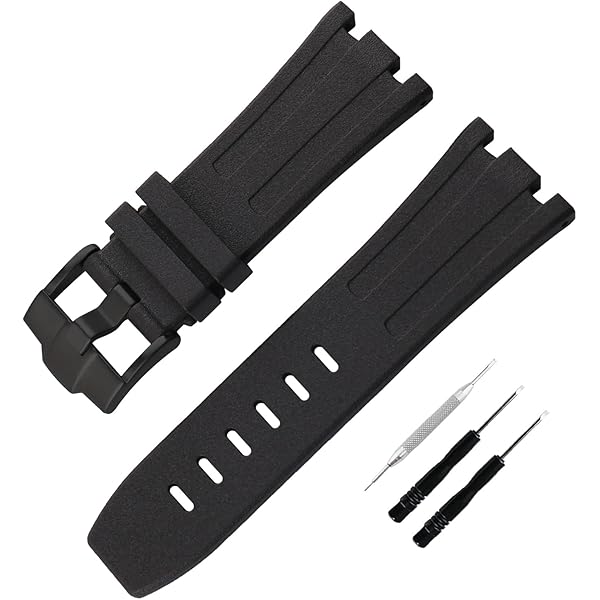 Amazon.com: Topuly 28mm Rubber Watch Band replacement for Audemars