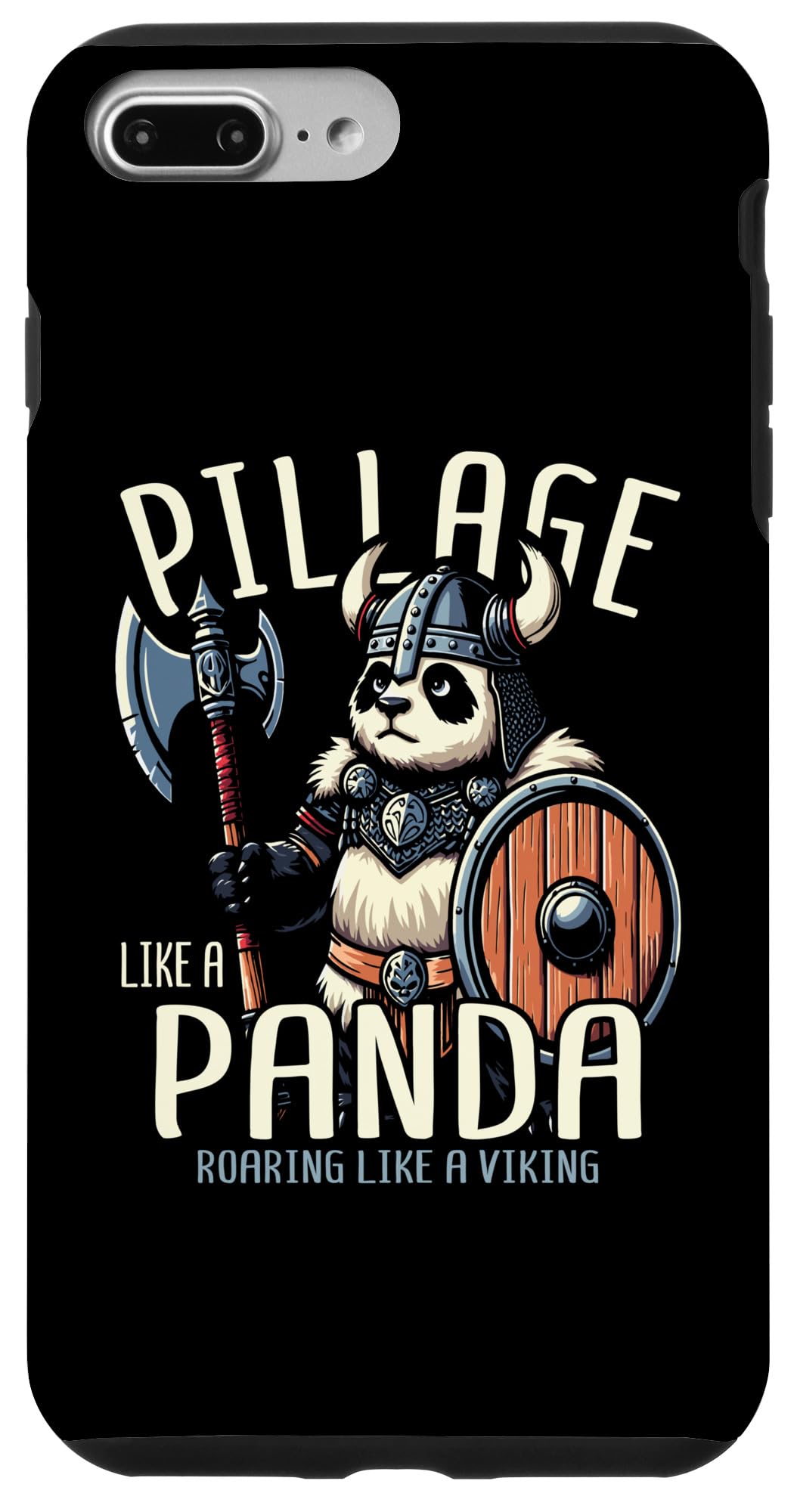 iPhone 7 Plus/8 Plus Viking Panda Scandinavian Panda Case