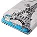 iPod Touch 6 Case, iPod Touch 5 Wallet Case - Mavis's Diary Premium PU Leather with Magnetic Clasp Card Holders Flip Cover for Apple iPod Touch 5th & 6th Generation - Eiffel Tower