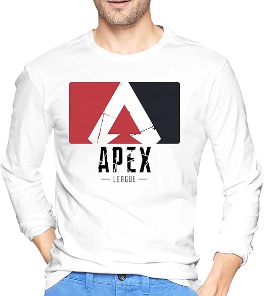 Apex Legends Logo Fashion Men's Long Sleeve Tshirt White,S Amazon.co