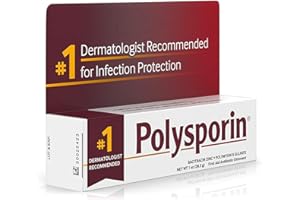 Polysporin 045350 First Aid Antibiotic Ointment without Neomycin, Travel Size, 1 Oz Tube