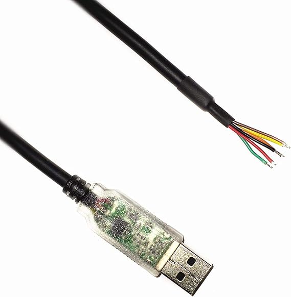 EZSync FTDI Chip usb to RS485 Cable with TX/RX LEDs, Wire End, 1.5m