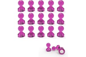 Ant Mag Magnetic Push Pins Strong Push Pin Magnets for Fridge Whiteboards Calendars Maps in School & Office Pack of 18 Light Pink