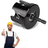 Nut Zipper Drill Attachment for Fast Nut and Bolt Removal, Nut Zipper Drill Attachment for Impact Drills, Nut Zipper Tool for 1/4", 3/8", and 1/2" Threaded Rods (1)