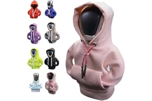BYLIDRIM Hoodie Gear Shift Cover, Car Gear Shift Cover Hoodie,4.7 Inch Car Shifter Stick Protector Decoration. Universal fit Shift knob Cover Car Interior Decor Accessories (Pink)